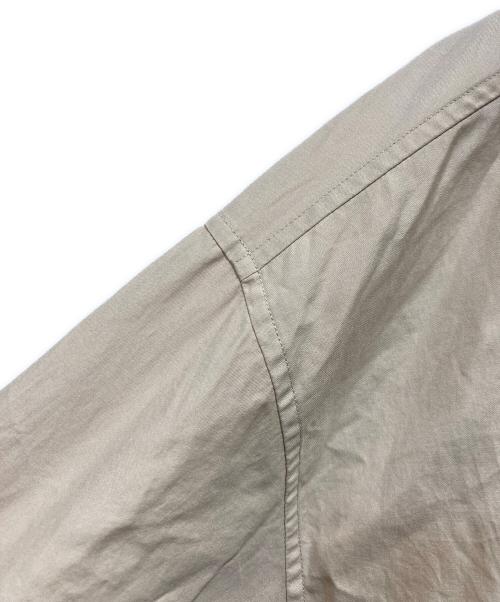 AURALEE（オーラリー）AURALEE (オーラリー) WASHED FINX TWILL BIG HALF SLEEVED SHIRTS ベージュ サイズ:4の古着・服飾アイテム