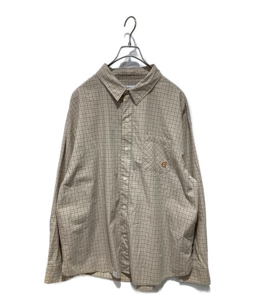 EVISEN（エビセン）EVISEN (エビセン) オープンカラーシャツ ベージュ サイズ:Ｌの古着・服飾アイテム