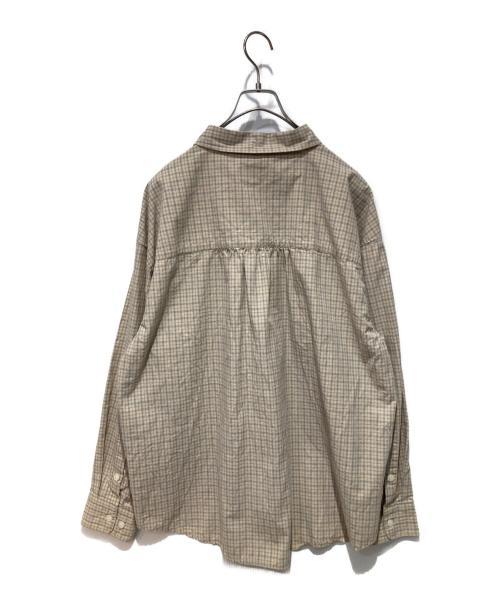 EVISEN（エビセン）EVISEN (エビセン) オープンカラーシャツ ベージュ サイズ:Ｌの古着・服飾アイテム