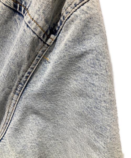 stussy（ステューシー）stussy (ステューシー) ボアデニムランチジャケット ブルー サイズ:SIZE Lの古着・服飾アイテム