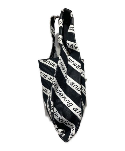 ALEXANDER WANG（アレキサンダー・ワン）ALEXANDER WANG (アレキサンダー・ワン) ロゴニットショルダーバッグ ブラックの古着・服飾アイテム
