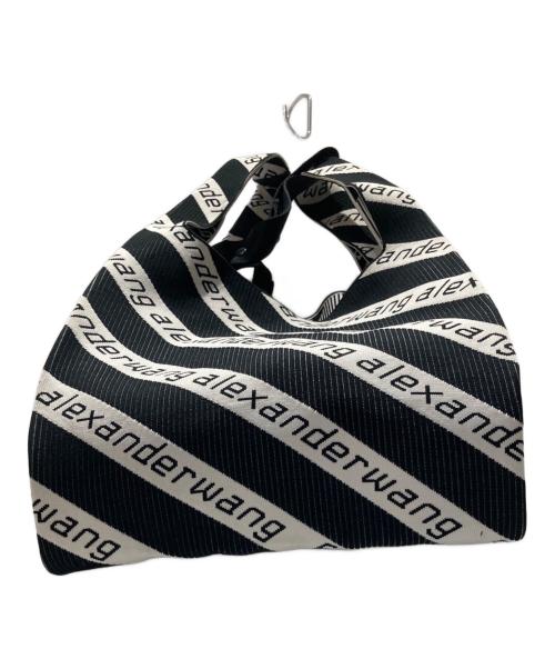 ALEXANDER WANG（アレキサンダー・ワン）ALEXANDER WANG (アレキサンダー・ワン) ロゴニットショルダーバッグ ブラックの古着・服飾アイテム