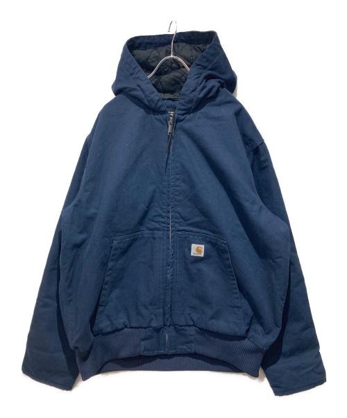 CarHartt（カーハート）CarHartt (カーハート) ダックフーデッドジャケット ネイビー サイズ:SIZE XLの古着・服飾アイテム