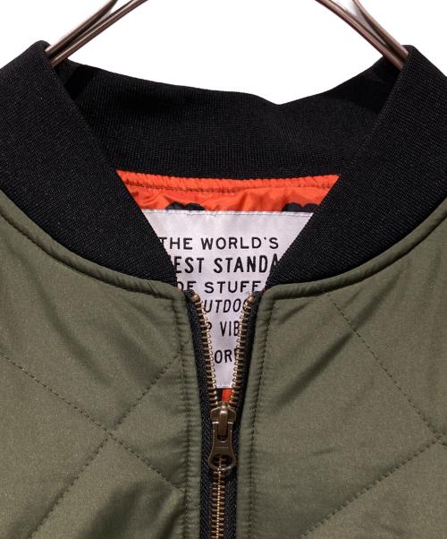POLeR（ポーラー）POLeR (ポーラー) DIAMOND QUILTED JACKET オリーブ サイズ:XLの古着・服飾アイテム