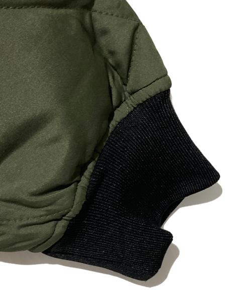 POLeR（ポーラー）POLeR (ポーラー) DIAMOND QUILTED JACKET オリーブ サイズ:XLの古着・服飾アイテム