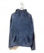 DIESELディーゼル）の古着「S-WAF-HOOD/プルオーバーパーカー」｜ネイビー