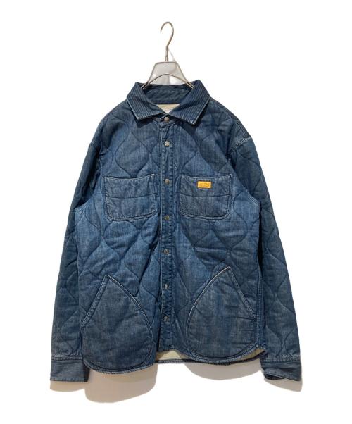 national design（ナショナル デザイン）national design (ナショナル デザイン) デニムキルティングジャケット インディゴ サイズ:XLの古着・服飾アイテム