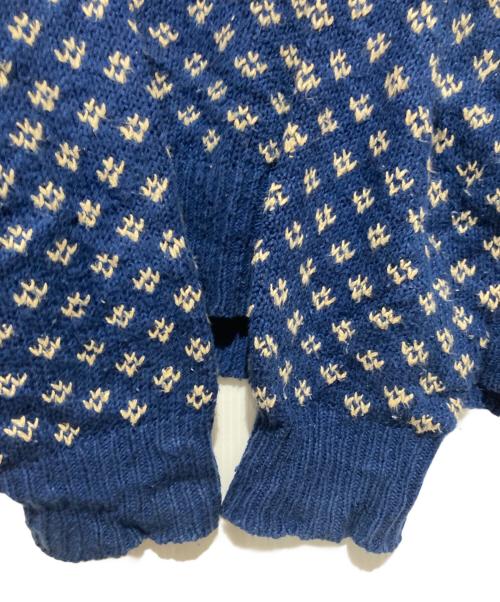 POLO RALPH LAUREN（ポロ・ラルフローレン）POLO RALPH LAUREN (ポロ・ラルフローレン) フェアアイルセーター ネイビー サイズ:Ｌの古着・服飾アイテム