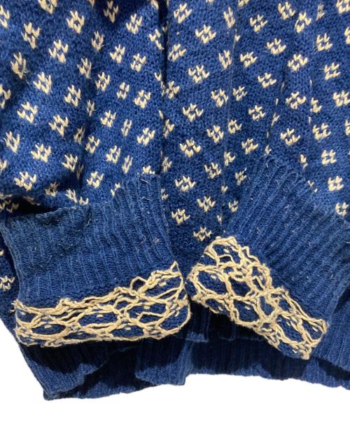 POLO RALPH LAUREN（ポロ・ラルフローレン）POLO RALPH LAUREN (ポロ・ラルフローレン) フェアアイルセーター ネイビー サイズ:Ｌの古着・服飾アイテム
