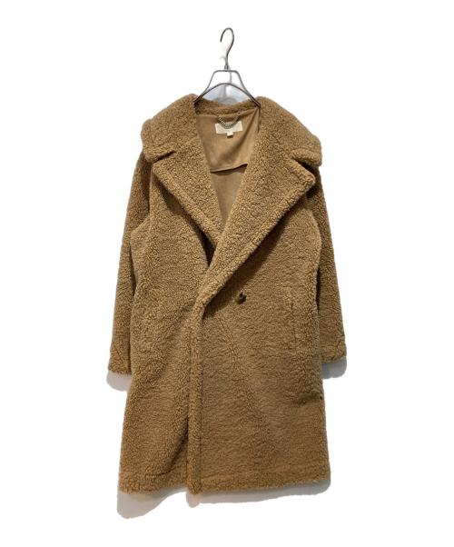 MICHAEL KORS（マイケルコース）MICHAEL KORS (マイケルコース) ボアロングコート/ テディベアコート ベージュ サイズ:Sの古着・服飾アイテム