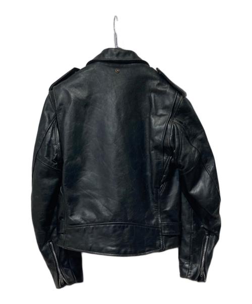 Schott（ショット）Schott (ショット) ダブルライダースジャケット ブラック サイズ:38の古着・服飾アイテム