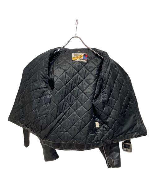 Schott（ショット）Schott (ショット) ダブルライダースジャケット ブラック サイズ:38の古着・服飾アイテム