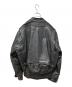 Premium (-) シングルライダースジャケット ブラック サイズ:Ｌ：12000円