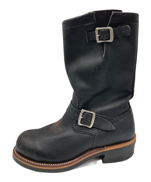 CHIPPEWA（チペワ）CHIPPEWA (チペワ) エンジニアブーツ ブラック サイズ:7Eの古着・服飾アイテム