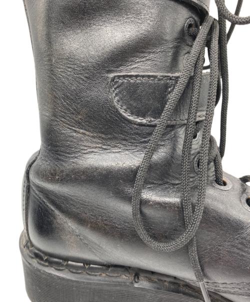 Dr.Martens（ドクターマーチン）Dr.Martens (ドクターマーチン) ベルトデザインロングブーツ ブラック サイズ:不明の古着・服飾アイテム
