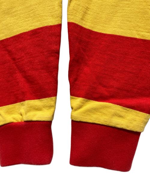 SUPREME（シュプリーム）SUPREME (シュプリーム) 22SS Stripe Rugby レッド×イエロー サイズ:Sの古着・服飾アイテム