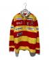 SUPREME（シュプリーム）の古着「22SS Stripe Rugby」｜レッド×イエロー