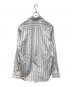 COMME des GARCONS HOMME DEUX (コムデギャルソン オム ドゥ) ストライプシャツ ホワイト×ブルー サイズ:L：12000円