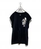 ACRONYMアクロニウム）の古着「MERCERIZED SLEEVELESS T-SHIRTS」｜ブラック