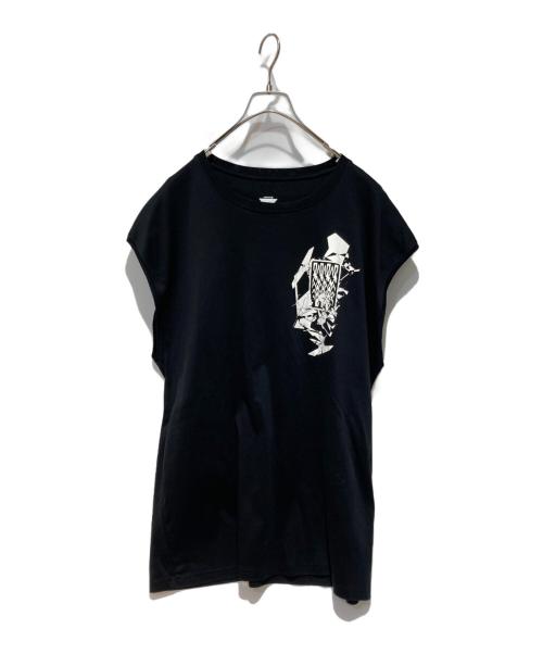 ACRONYM（アクロニウム）ACRONYM (アクロニウム) MERCERIZED SLEEVELESS T-SHIRTS ブラック サイズ:Sの古着・服飾アイテム