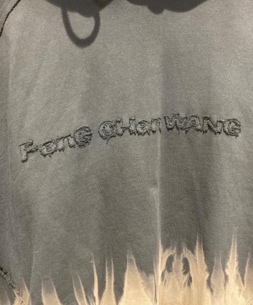 FenG CHen WANG（フェンチェンワン）FenG CHen WANG (フェンチェンワン) TIE-DYE HOODIE ブラック×ベージュ サイズ:Mの古着・服飾アイテム