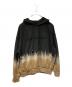 FenG CHen WANG（フェンチェンワン）の古着「TIE-DYE HOODIE」｜ブラック×ベージュ