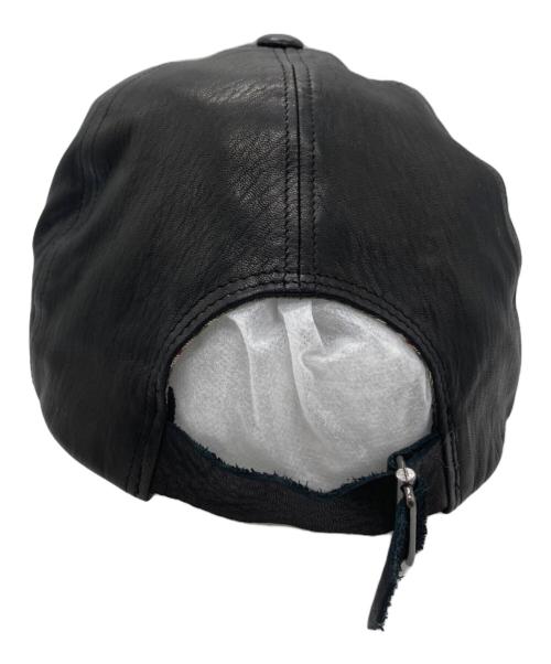 AUBERGE（オーベルジュ）AUBERGE (オーベルジュ) CAP CUIR ブラックの古着・服飾アイテム