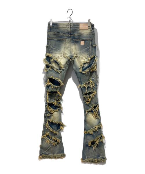 VALABASAS（バラバサス）VALABASAS (バラバサス) ダメージデニムパンツ インディゴ サイズ:W29の古着・服飾アイテム