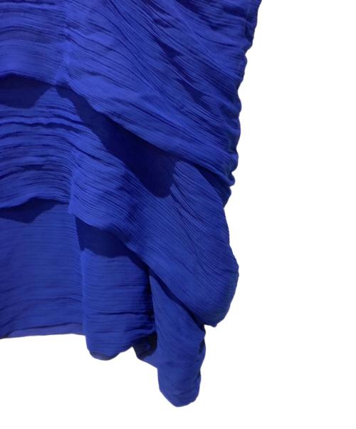 me ISSEY MIYAKE（ミーイッセイ ミヤケ）me ISSEY MIYAKE (ミーイッセイ ミヤケ) ノースリーブ・キャミソールワンピース ブルー サイズ:FREEの古着・服飾アイテム