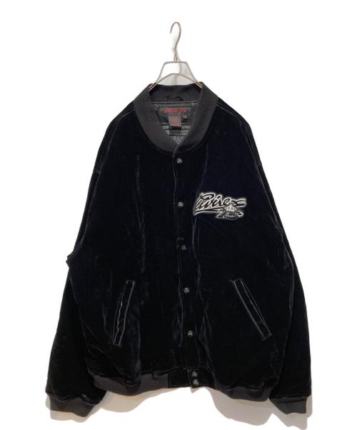 AVIREX（アヴィレックス）AVIREX (アヴィレックス) ベロアスタジャン ブラック サイズ:2Xの古着・服飾アイテム