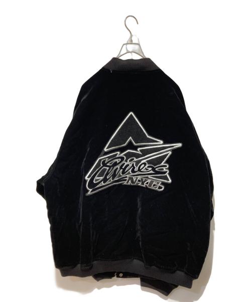 AVIREX（アヴィレックス）AVIREX (アヴィレックス) ベロアスタジャン ブラック サイズ:2Xの古着・服飾アイテム