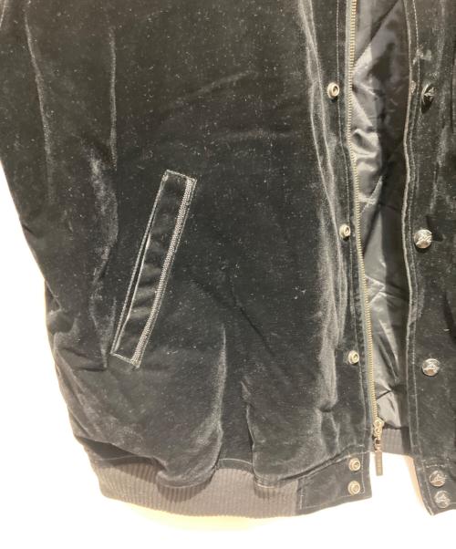 AVIREX（アヴィレックス）AVIREX (アヴィレックス) ベロアスタジャン ブラック サイズ:2Xの古着・服飾アイテム