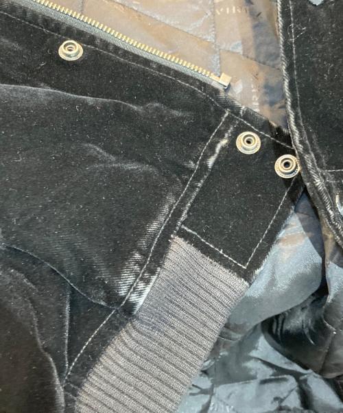 AVIREX（アヴィレックス）AVIREX (アヴィレックス) ベロアスタジャン ブラック サイズ:2Xの古着・服飾アイテム