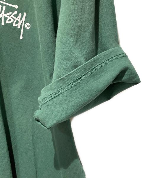 stussy（ステューシー）stussy (ステューシー) ist venus pigment dyed tee グリーン サイズ:Ｌの古着・服飾アイテム