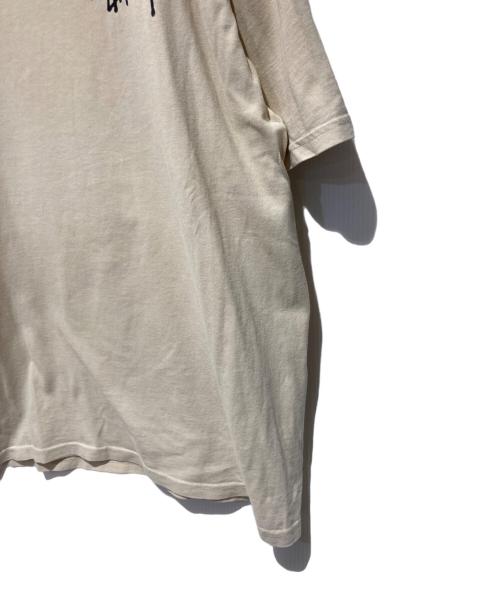 stussy（ステューシー）stussy (ステューシー) プリントTシャツ ベージュ サイズ:Ｌの古着・服飾アイテム