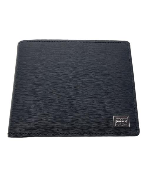 PORTER（ポーター）PORTER (ポーター) 2つ折り財布 ブラックの古着・服飾アイテム