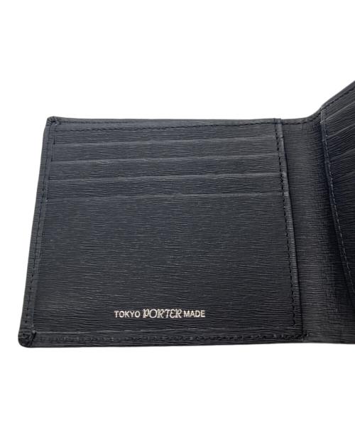 PORTER（ポーター）PORTER (ポーター) 2つ折り財布 ブラックの古着・服飾アイテム