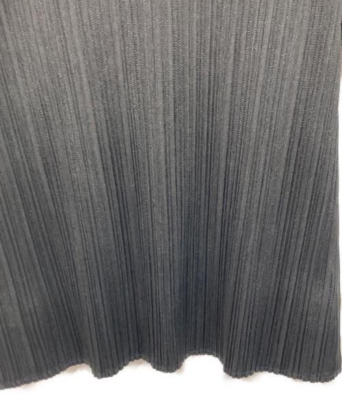 PLEATS PLEASE（プリーツプリーズ）PLEATS PLEASE (プリーツプリーズ) プリーツカットソー ブラック サイズ:３の古着・服飾アイテム