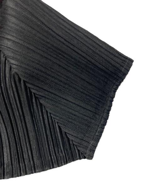 PLEATS PLEASE（プリーツプリーズ）PLEATS PLEASE (プリーツプリーズ) プリーツカットソー ブラック サイズ:３の古着・服飾アイテム