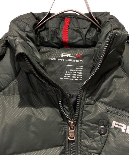 RLX RALPH LAUREN（アールエルエックスラルフローレン）RLX RALPH LAUREN (アールエルエックスラルフローレン) ダウンジャケット グリーン サイズ:Mの古着・服飾アイテム