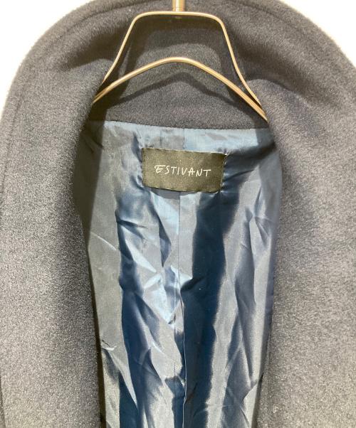 ESTIVANT（エスティバン）ESTIVANT (エスティバン) ガウンコート ネイビー サイズ:Mの古着・服飾アイテム