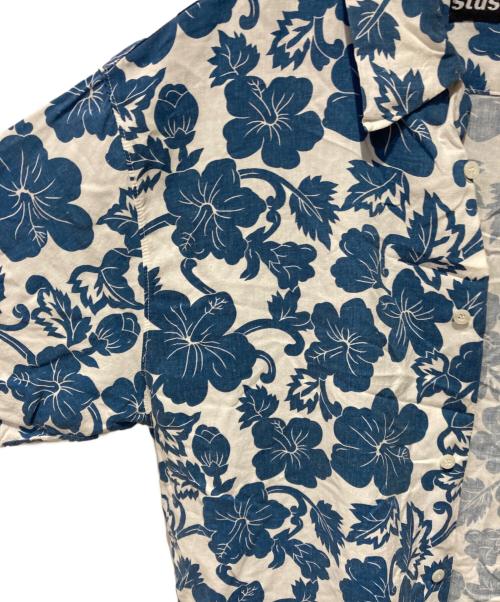 stussy（ステューシー）stussy (ステューシー) アロハシャツ ネイビー サイズ:Ｌの古着・服飾アイテム