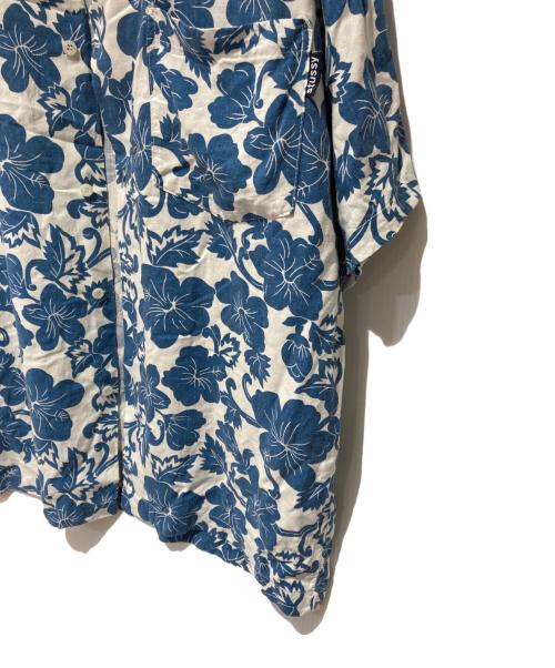 stussy（ステューシー）stussy (ステューシー) アロハシャツ ネイビー サイズ:Ｌの古着・服飾アイテム