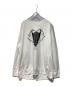 TAKAHIROMIYASHITA TheSoloIst.（タカヒロミヤシタ ザソロイスト）の古着「trompe l'oeil tuxedo oversized crewneck sweatshirt.」｜ホワイト