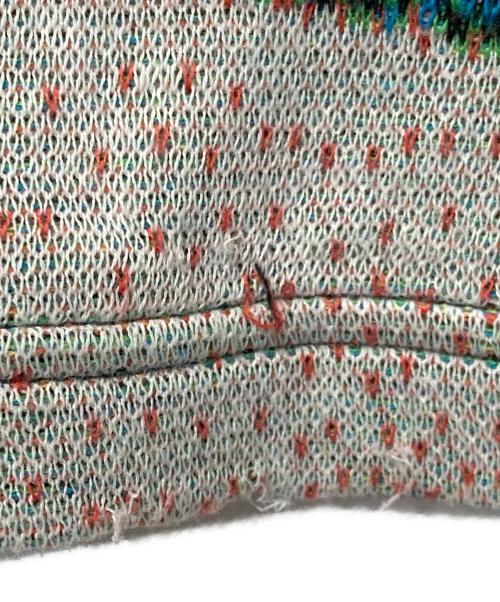 hatra（ハトラ）hatra (ハトラ) 総柄ジャガードクルーネックニット マルチカラー サイズ:３の古着・服飾アイテム