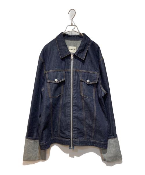 HELMUT LANG（ヘルムートラング）HELMUT LANG (ヘルムートラング) デザインスリーブデニムジャケット インディゴ サイズ:XLの古着・服飾アイテム