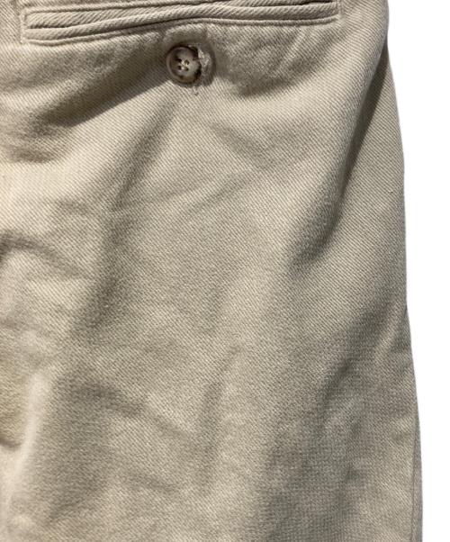 EMPORIO ARMANI（エンポリオ アルマーニ）EMPORIO ARMANI (エンポリオ アルマーニ) コットンワイドパンツ ベージュ サイズ:50の古着・服飾アイテム