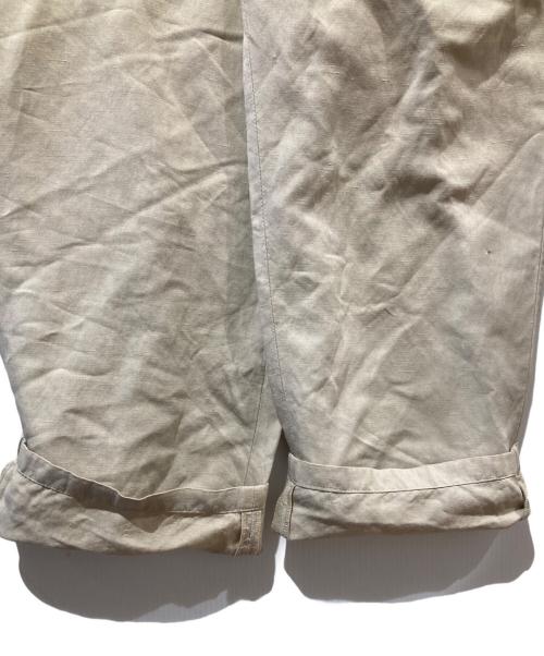 EMPORIO ARMANI（エンポリオ アルマーニ）EMPORIO ARMANI (エンポリオ アルマーニ) ワイドパンツ ベージュ サイズ:48の古着・服飾アイテム