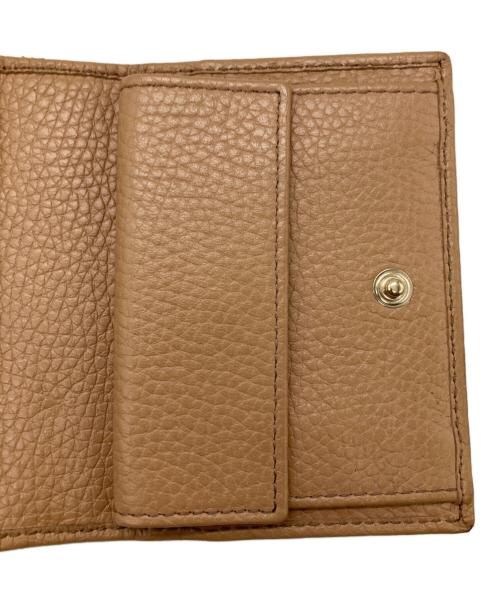 GUCCI（グッチ）GUCCI (グッチ) 3つ折り財布 ベージュの古着・服飾アイテム