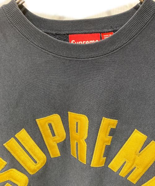 SUPREME（シュプリーム）SUPREME (シュプリーム) 00’s アーチロゴクルーネックスウェット ネイビー×イエロー サイズ:XLの古着・服飾アイテム